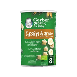 Gerber Gerber Organic Puff Cereals And Banana