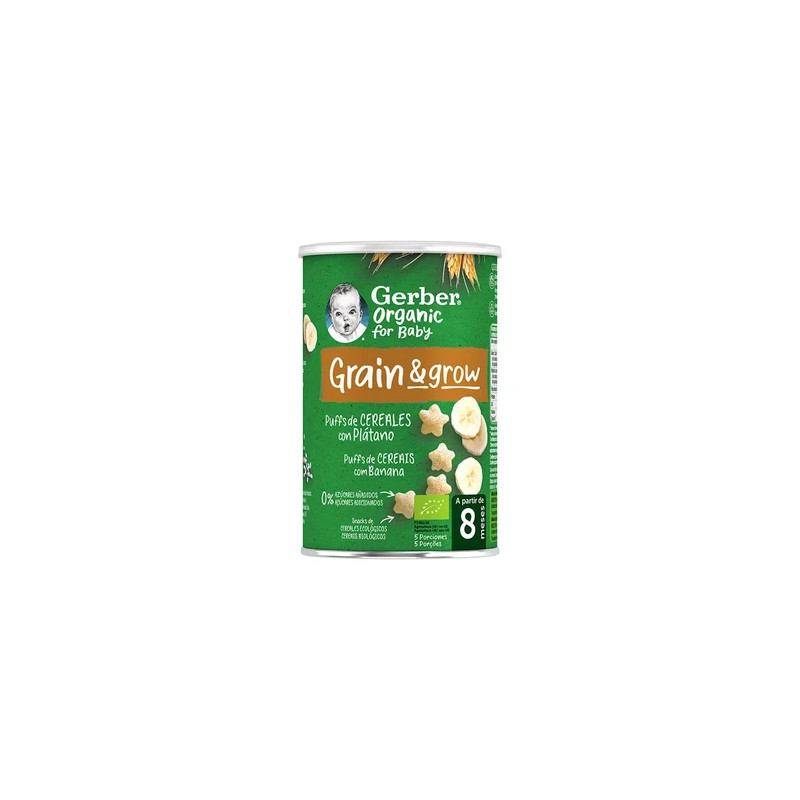 Gerber Gerber Organic Puff Cereals And Banana