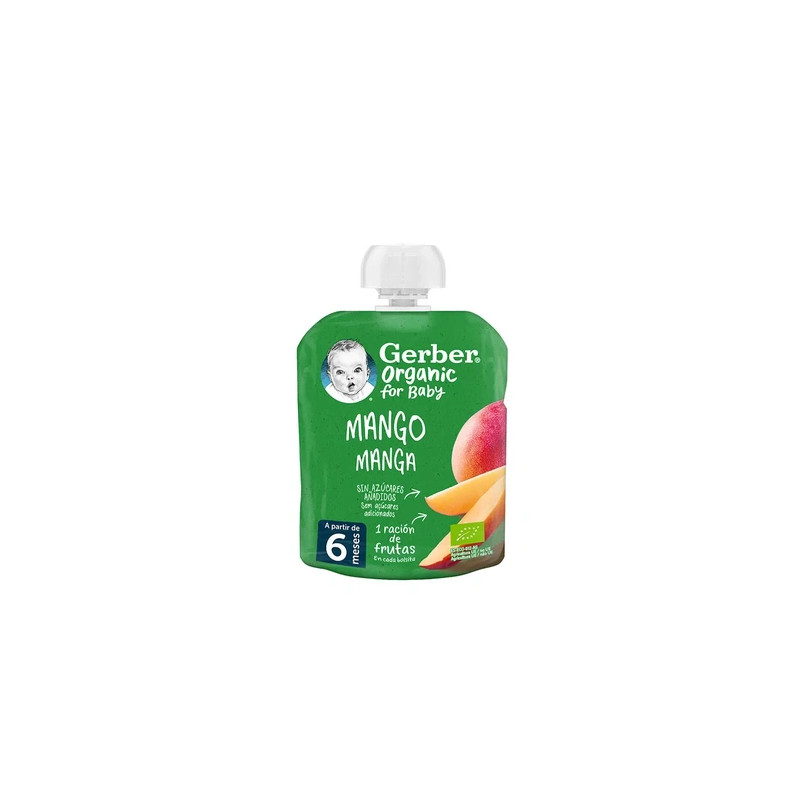 Gerber Gerber Pouch Organic Handle 90g