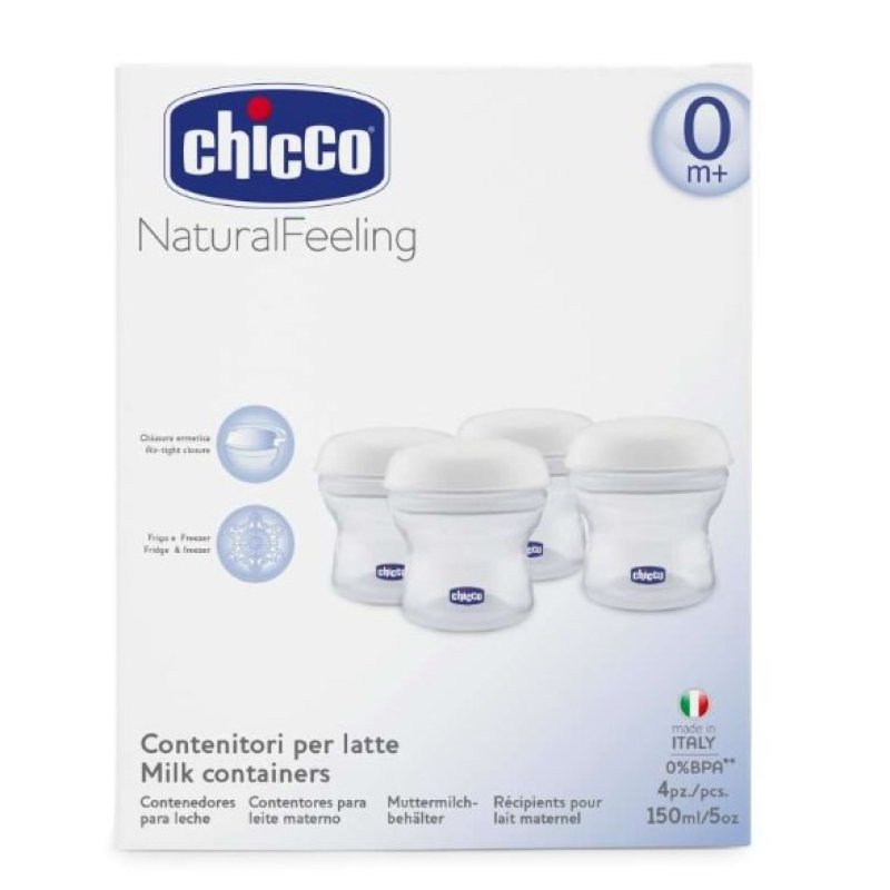 Chicco Step Up Milk Storage Container with Silicone Teat