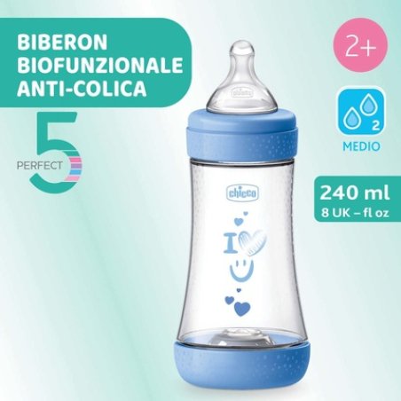 Chicco Perfect 5 Anticolic Bottle 240ml Medium Flow