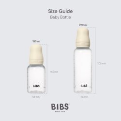 Bibs Baby Bottle 270ml Natural Rubber Latex Teat Anticolic BPA-Free