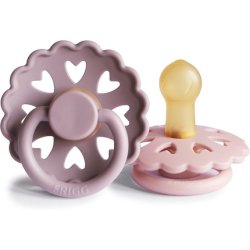 Frigg Fairytale Latex Pacifier Natural Rubber Soother Bpafree Made In Denmark Symmetrical Cherry Shaped Nipple Twilight