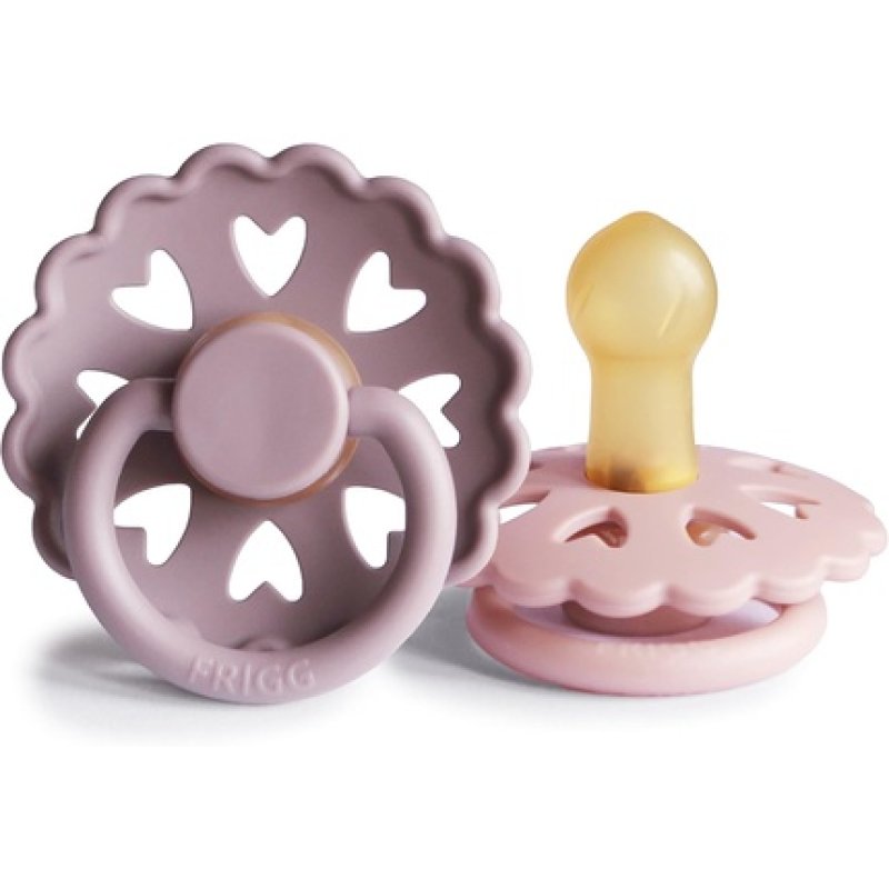 Frigg Fairytale Latex Pacifier Natural Rubber Soother Bpafree Made In Denmark Symmetrical Cherry Shaped Nipple Twilight