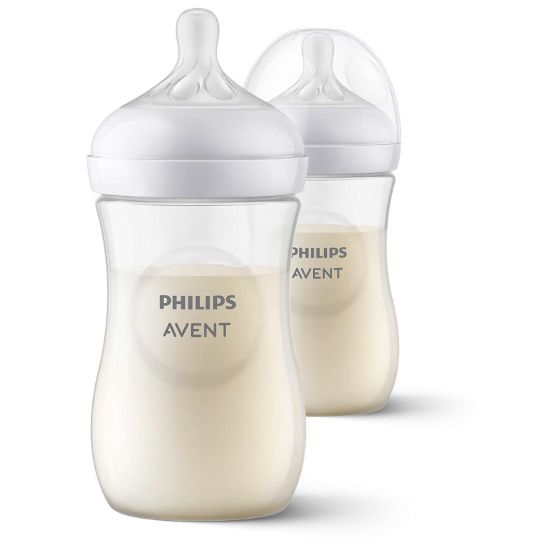 Philips Avent Natural Response Baby Bottle 1 Month 2x260 Ml