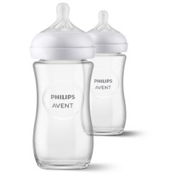 Philips AVENT Natural Response SCY933/02 Glass baby bottles with Flow 3 teat