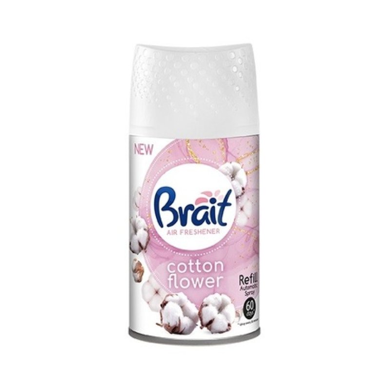 Dramatic Hair Brait Air Freshener Cotton Flower Refill For Automatic Dispenser 250 Milliliters