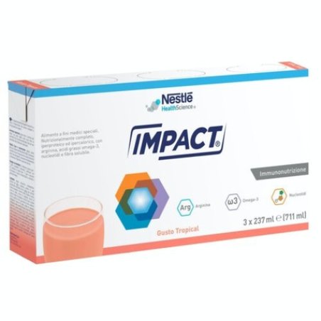 Impact Tropical Nestlé HealthScience 237ml - Pack of 3