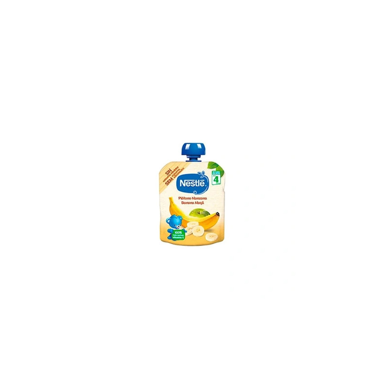 Nestle Naturnes Banana And Apple 90g - Delicious Fruit Puree For Babies