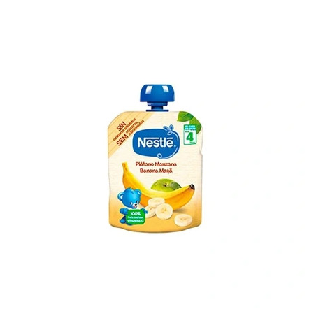 Nestle Naturnes Banana And Apple 90g - Delicious Fruit Puree For Babies