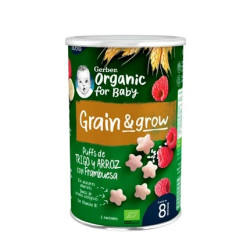 Gerber Gerber Snack Organic Cereals And Raspberry 35g