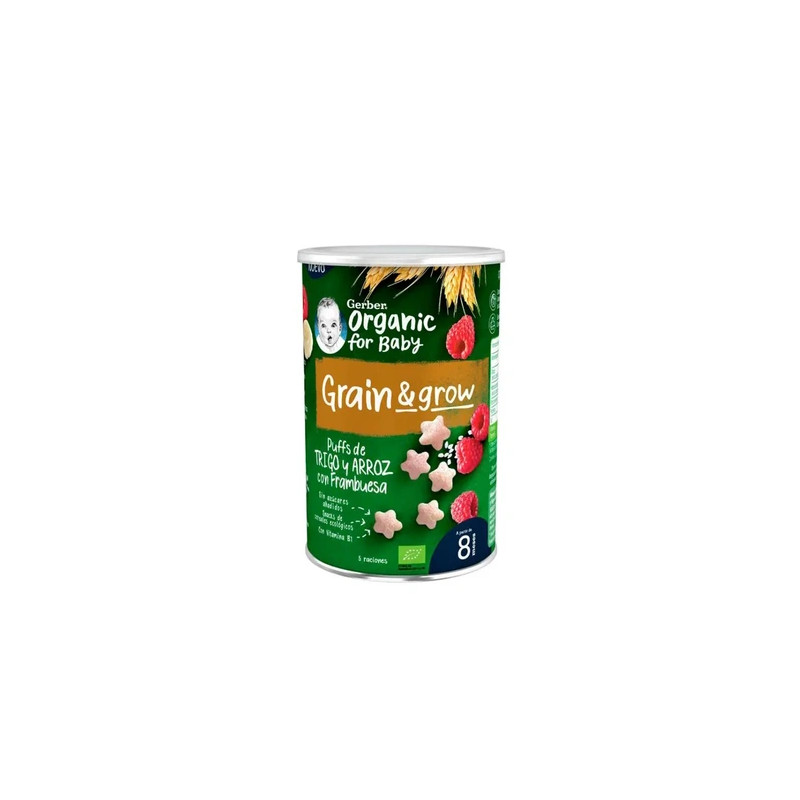 Gerber Gerber Snack Organic Cereals And Raspberry 35g