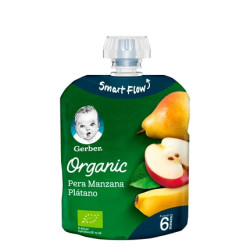 Gerber Gerber Organic Pear Apple And Banana 90g