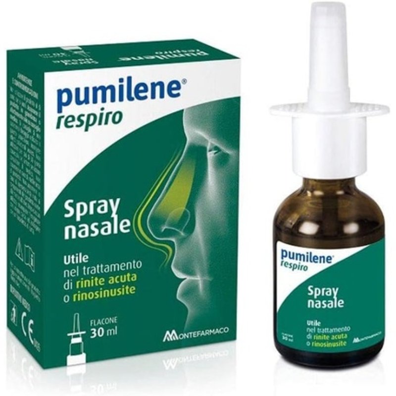 Montefarmaco Pumilene Respiro Nasal Spray Medical Device 30ml