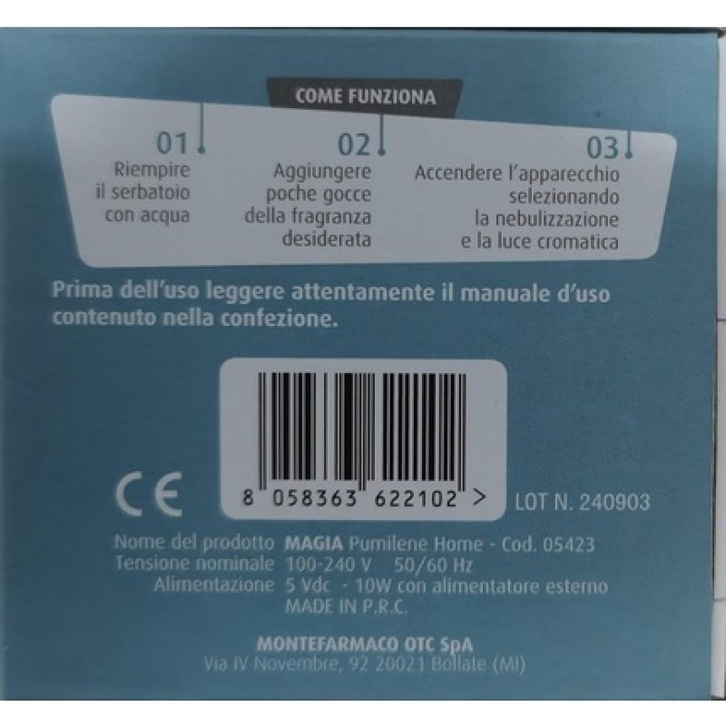 Montefarmaco Pumilene Home Magic Ultrasonic Diffuser