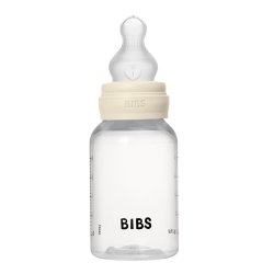 Bibs Baby BPA-Free PP Bottle Set 150ml Silicone - Ivory