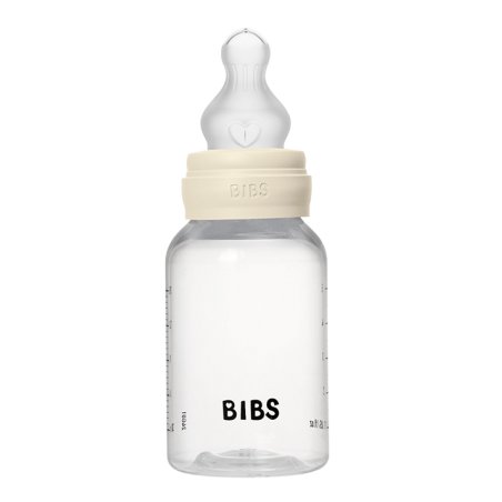 Bibs Baby BPA-Free PP Bottle Set 150ml Silicone - Ivory