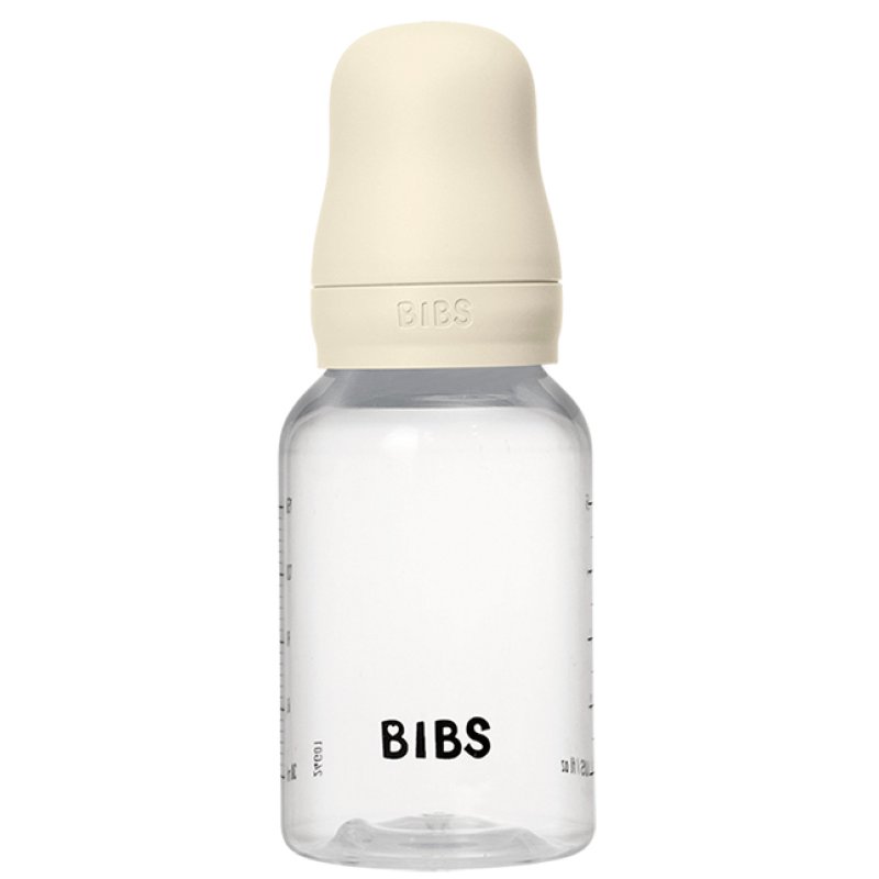 Bibs Baby BPA-Free PP Bottle Set 150ml Silicone - Ivory