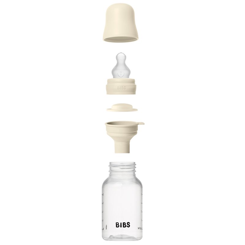Bibs Baby Bottle 150ml Silicone Nipple Anticolic BPA-Free Round Nipple
