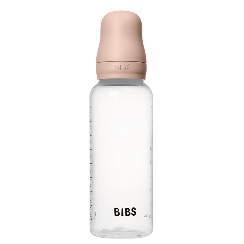 Bibs Baby BPA-Free PP Bottle Set 270ml Silicone - Blush