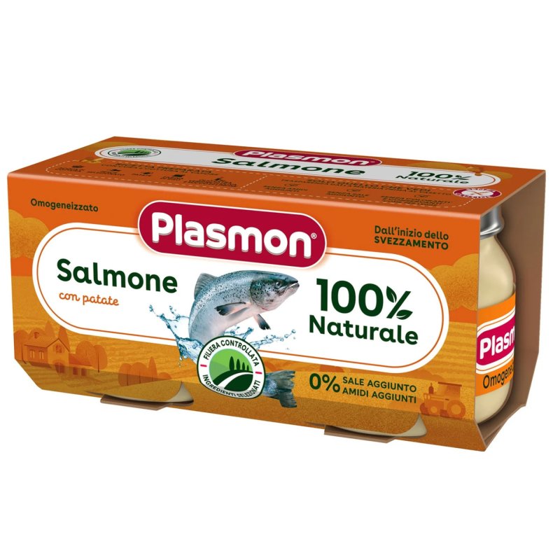 Plasmon Salmon Fillet With Potatoes Baby Food 2x80g