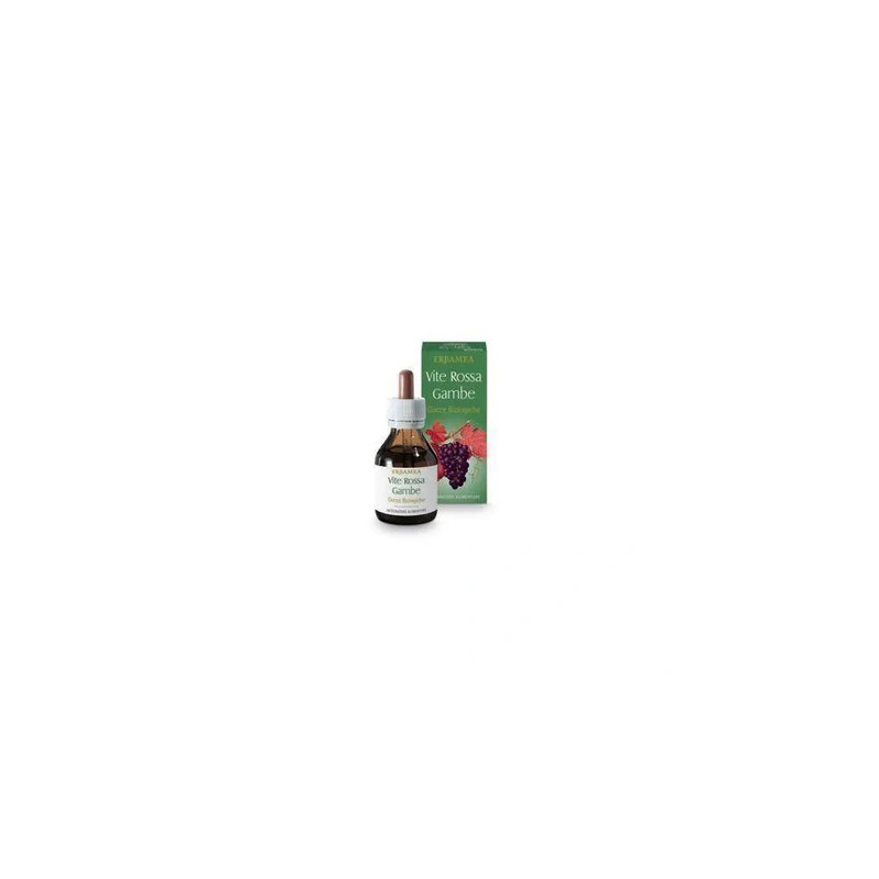 Erbamea Vite Rossa Gambe Gocce Biologiche 100 Milliliters