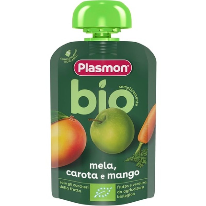Plasmon Bio Pouch Apple Carrot Mango 100g