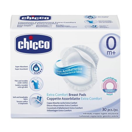 Chicco Breast Pads Lactation Inserts 30 Pieces
