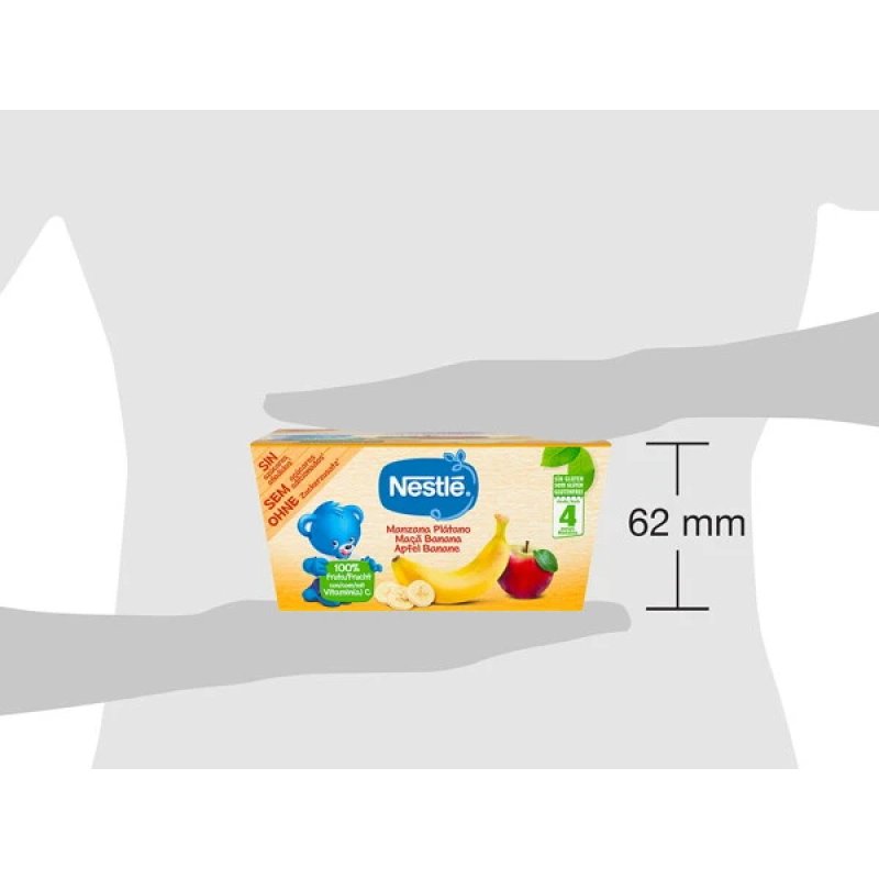 Nestle Pure Apple And Banana 4x100g