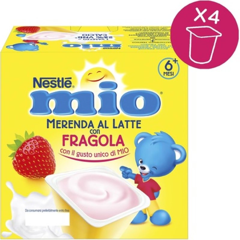 Nestlé My Strawberry Milk Snack 4 Jars 100g - Pack of 4