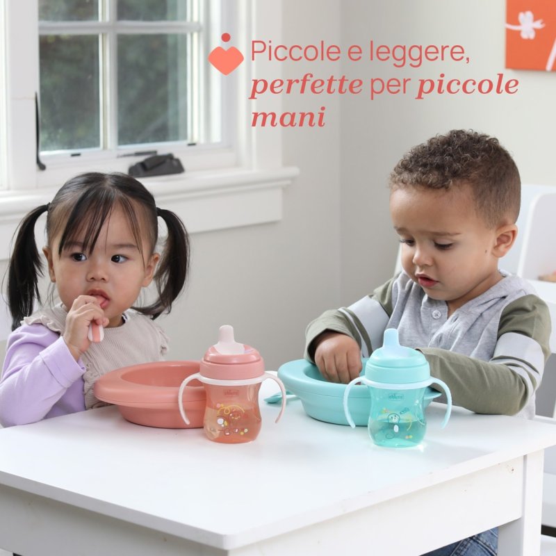 Chicco 00016102150000 Couvert pour tout-petits Couverts pour enfants en bas âge Rose Acier inoxydable