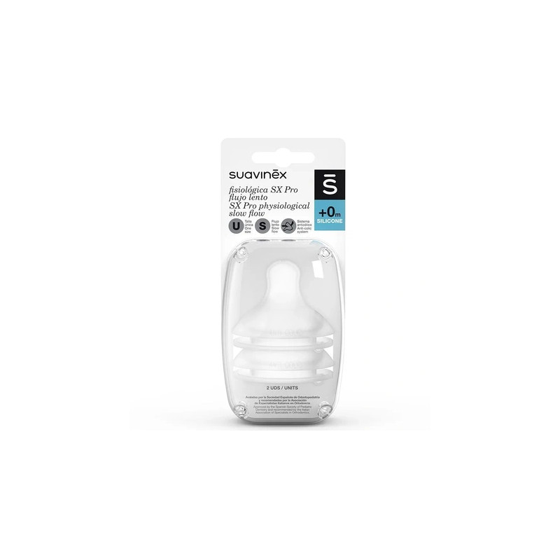 Suavinex Physiological Teat S Flow Silicone