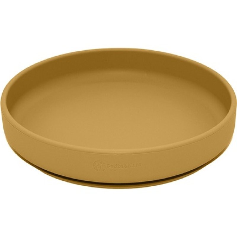 Petite&Mars Take&Match Silicone Plate Intense Ochre For 6 Months And Older