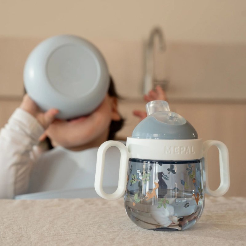 Mepal Nonspill Sippy Cup Mio Little Dutch Leakproof Clear Cap