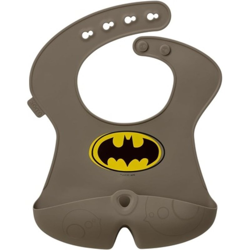 Bbox Warner Bros Batman Silicone Bib for Babies 4 Months and Up