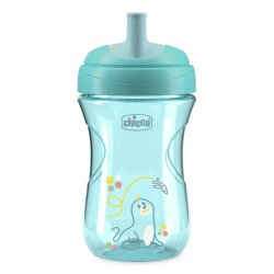 Chicco Advanced Non-Drip Plastic Cup with Straw and Spout 266ml