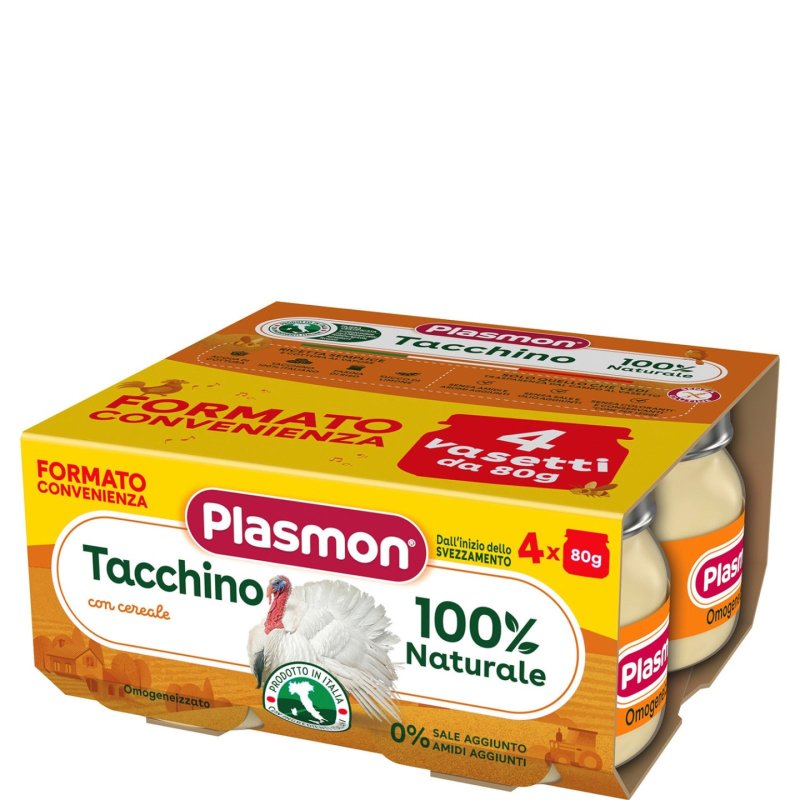 Plasmon Homogenized Turkey Meat 80g - Pack of 4