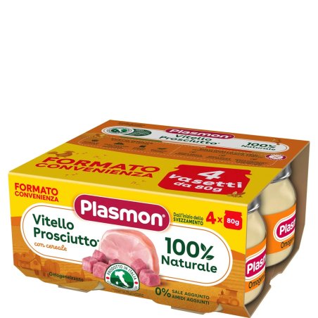 Plasmon Veal and Ham Homogenized 320g - Pack of 4
