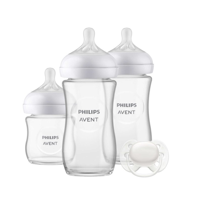 Philips AVENT Natural Response SCD878/11 Newborn Glass Gift Set