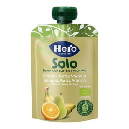 Hero Buenas Noches Banana Pera Orange Baby Food 190g - Pack of 2