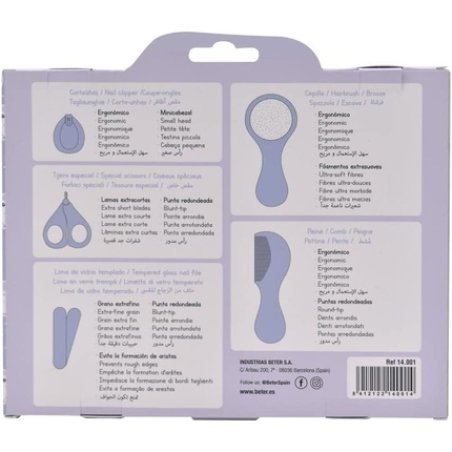 Beter - Baby Care Set, 5 Piece Baby Grooming Kit, Ideal For Newborn - Owl