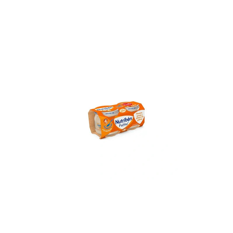 Nutriben Nutribn Potito Bipack Apple Orange Banana And Biscuit 2x 120g