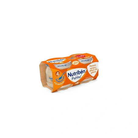 Nutriben Nutribn Potito Bipack Apple Orange Banana And Biscuit 2x 120g