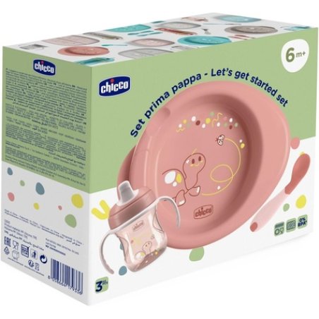 Chicco Meal Set with Training Cup, First Spoon, and Hot Dish
