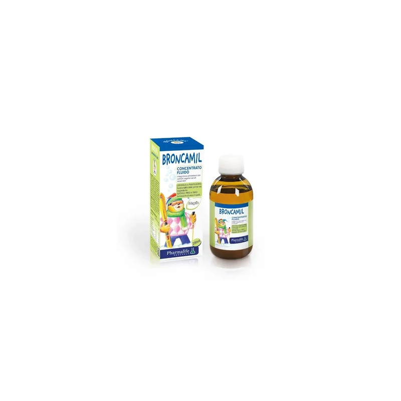 Pharmalife Research Broncamil Concentrate Fluid Supplement For Children's Throat Wellbeing 200 Ml