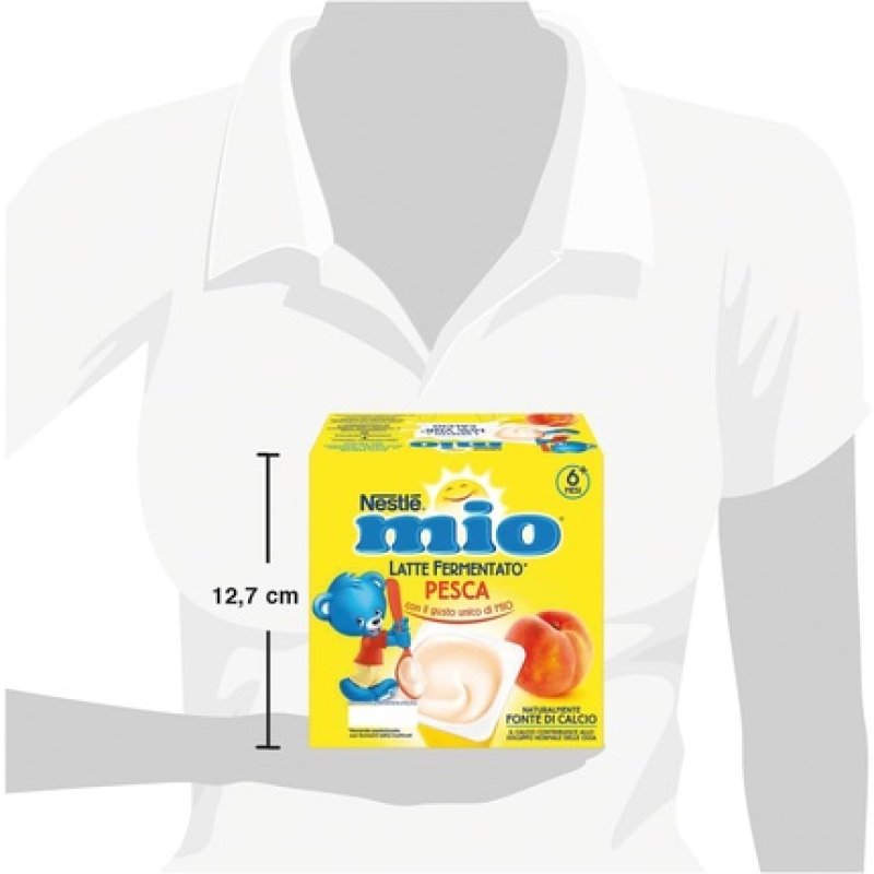Nestle My Fermented Milk Snack Peach 4 Jars 100g
