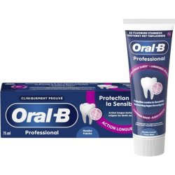Oral-B Professional Sensitivity Protection Toothpaste Fresh Mint Flavor