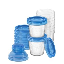 Philips Avent Avent Complete System Set Breast Milk Conservation Set 10 Containers Of 180ml