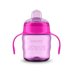 Philips Avent Learning Cup With Purple Spout 200ml Suitable For 6 Months And Older