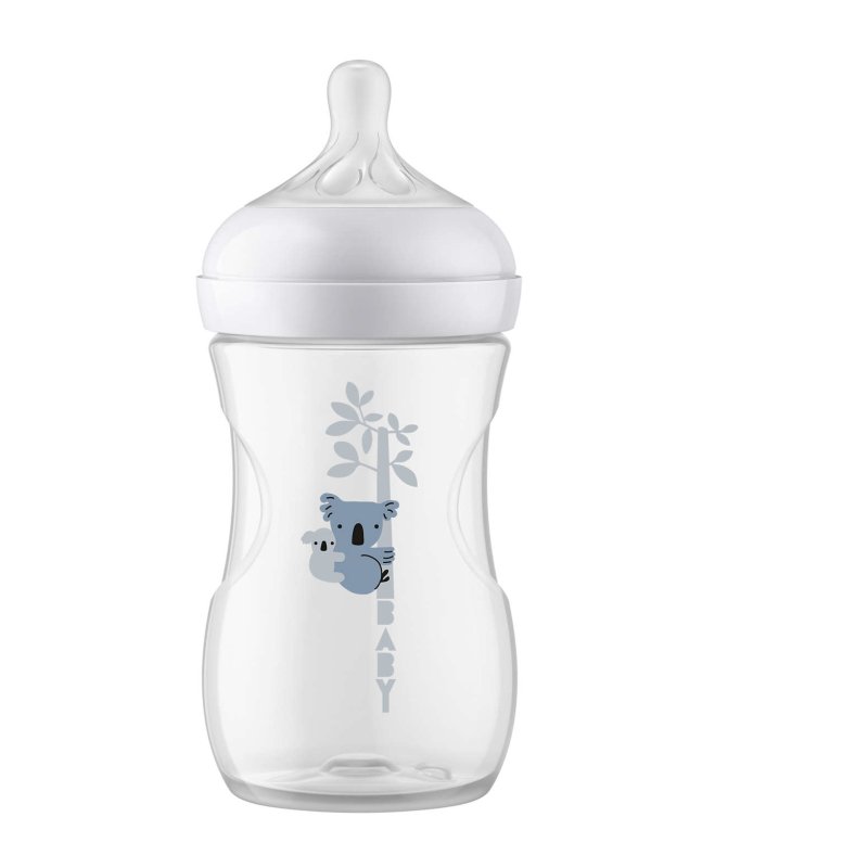 Philips AVENT Natural Response SCY903/67 Bottle 260ml, flow 3 teat, koala deco, 1 piece
